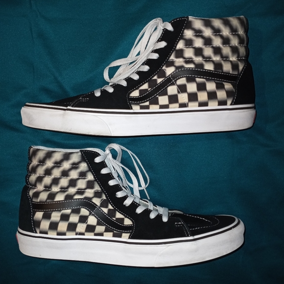 Vans Other - Blur Check Vans Sneakers